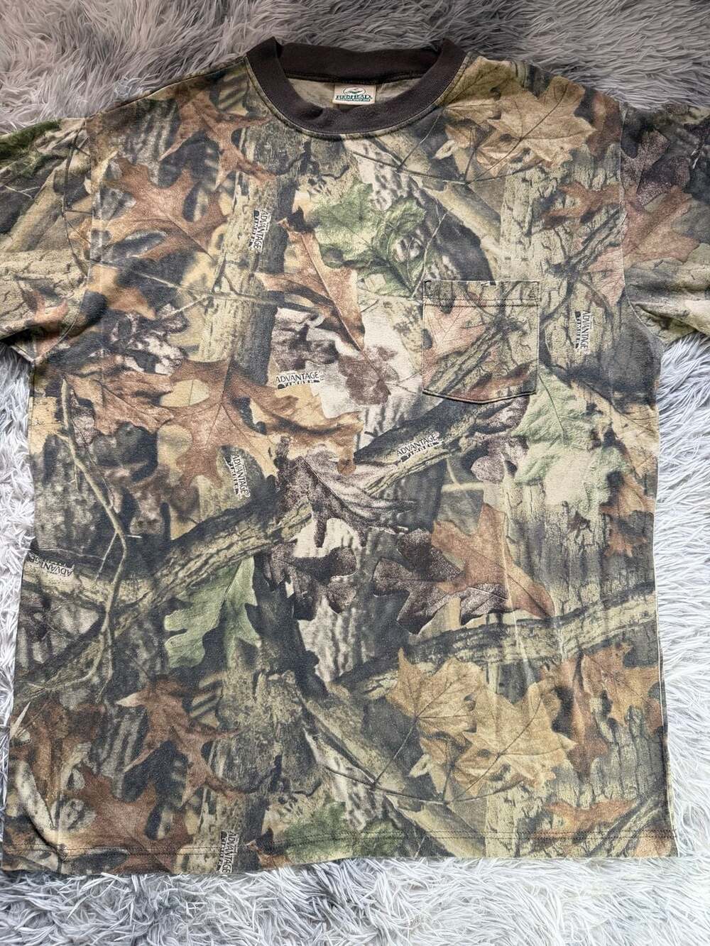Vintage RedHead Advantage Timber Camo Short Sleeve Pocket T-Shirt